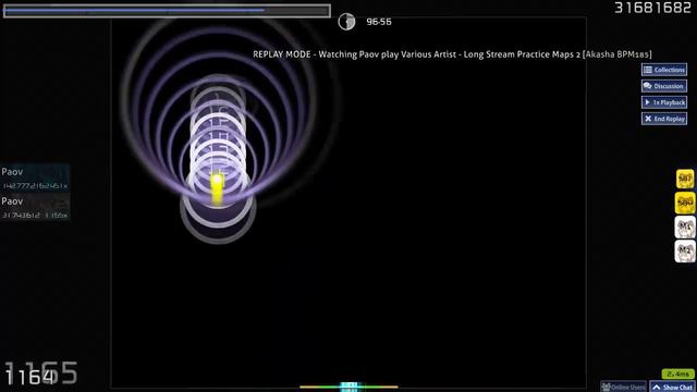 Long Stream 185 bpm FC (noob acc/ no liveplay) смотреть онлайн