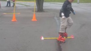 Вставай на ролики - Урок 4 - преодоление препятствий