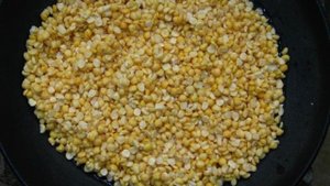 Гороховая каша с копчеными ребрышками