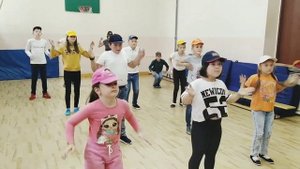 Лагерь Огонек зарядка флешмоб лицей № 1 пос Львовский