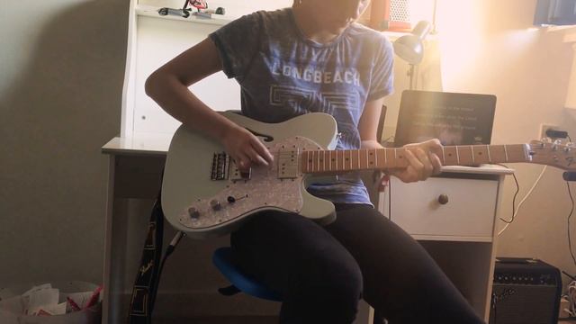 Imagine Dragons - Believer (electric guitar cover) смотреть онлайн
