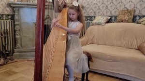 "Прялка" Л. Когбетлиева, "Колыбельная" Hasselmans Арфа Федоренко Мария