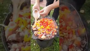Казан кебаб с уткой