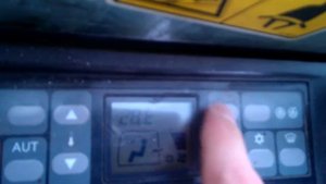 Работа печки экскаватор CAT 330DL