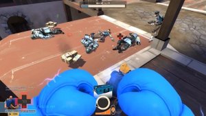 TF2 - Playing as Blue Robot In Mann Vs Machine (Rottenburg) Part 1 1080p@60FPS