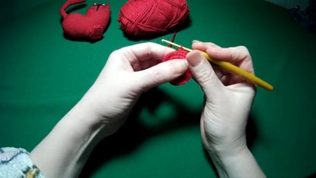 Валентинка Сердце-Кот крючком. Подробный МК. Часть1.