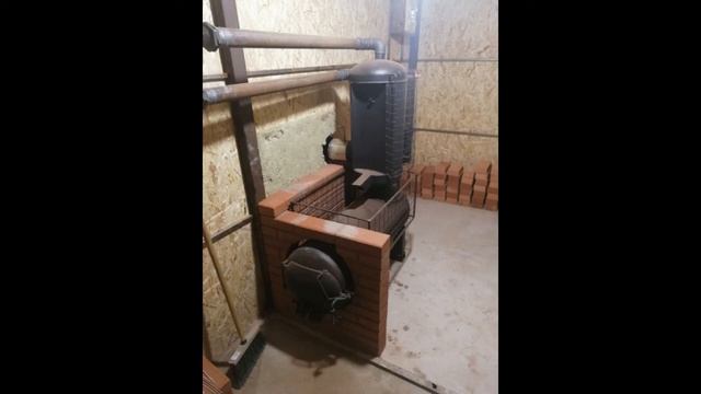 Печь для бани длительного горения из газовых пропановых баллонов своими руками.