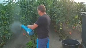 Насадка для электро опрыскивателя, чтобы увеличить мощность! Очень крутая штука в действии!
