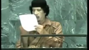 Речь Каддафи в генассаблее ООН