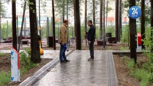 Работы в Крылов- парке Сургута продолжаются