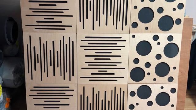 Акустические панели Woodpanel Wave&Bubble