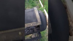 Самый простой мангал из газового баллона. Спустя 3 года пользования.