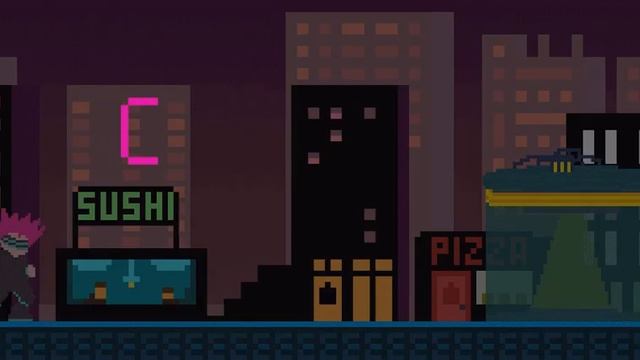 Cyberpunk City | Pixel Art | Game Assets