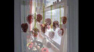 как украсить новогодние окна Christmas decorations