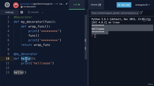 Decorators 2 in Python - Python Full Course for Beginners 2023
