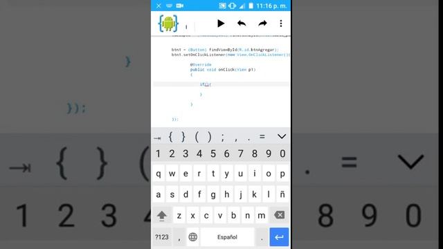 AIDE Programando desde tu Android. Tutorial TableLayout Parte 6