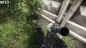 Escape from Tarkov (Побег из Таркова) / 36 тайников локации "Берег"