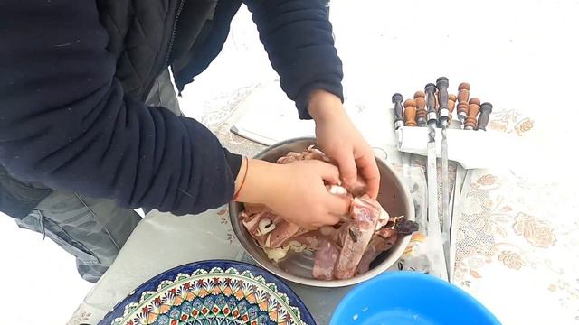 Рёбрышки на Углях/Вкусный Маринад/Готовим На мангале#шашлыкнамангале#вкуснаяеда
