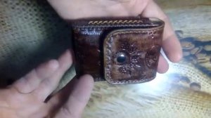 Картхолдер для пластиковых карт та визиток из кожи.Своими Руками.