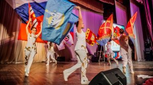 Флаг-шоу «Вперёд, Россия!» | Театр огня и света «БезГраниц» | Колпино