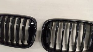 Решётки радиатора для BMW X3 G01 / X4 G02 (18-...), черные глянцевые в стиле M-Performance