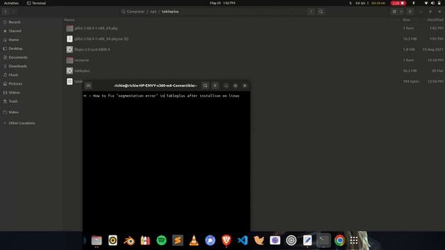 How to fix Tableplus segmentation error смотреть онлайн