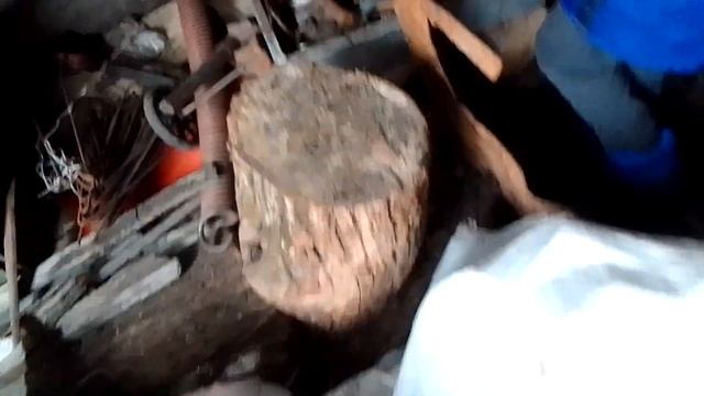 Собрали металлалом со двора