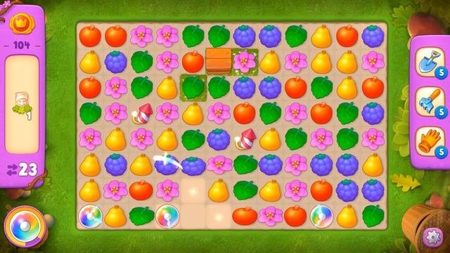 Gardenscapes - A Matching Puzzle Garden Gameplay Walkthrough Day 17 Complete（New Update）