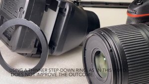 Unattainable 1:1 magnification with the JJC FDA S-1 and Micro Nikkor 60 2,8