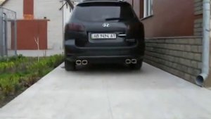 Hyundai Santa Fe KilimanjaroV6 тест выхлопа ULTER Sport.
