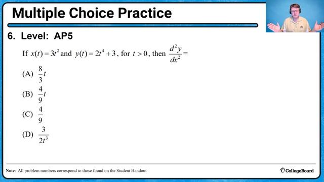 2022 Live Review 6 | AP Calculus BC | Working with Parametric Equations and Vectors смотреть онлайн