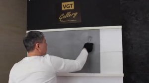 Нанесение декоративной штукатурки VGT GALERY