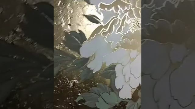 Даня Дунай Декор - "Белый пион" панно, картина в интерьер, interior art
