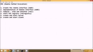 RMI (Remote Method Invocation) Part 5