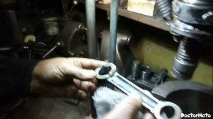 Разборка, распрессовка коленвала Ява 634. Jawa 350.