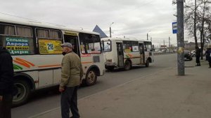 два автобуса паз 32054 маршруты 22, 218 и автобус паз вектор next маршрут 3