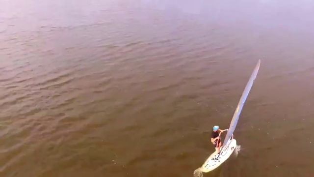 Каталка 09.06.19 Виндсерфинг в слабый ветер. Приютовка. смотреть онлайн