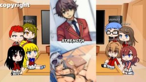 CLASSROOM OF THE ELITE (CLASS D)  React to ayanokoji||Part 3||