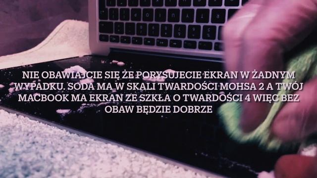 Macbook Retina usuwanie uszkodzonej warstwy antyrefleksyjnej