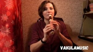 Калинка-Малинка на блокфлейте.