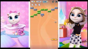 Моя говорящая Анжела #142 Детский игровой мультик для детей! Talking Angela #Мобильные игры