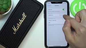Как отключить колонку Marshall Emberton от айфона / Отключение колонки Marshall Emberton от айфона