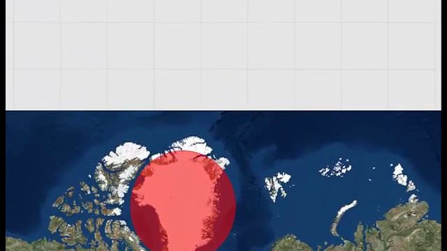 Distortion in Mercator Map Projection of a 1000km radius смотреть онлайн