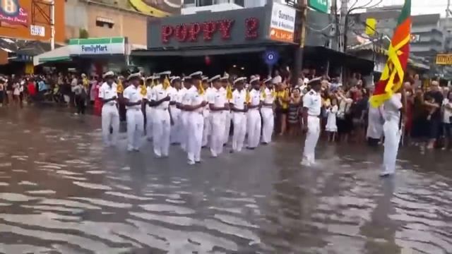 Русские моряки ,показали как нужно маршировать.Парад в Тайланде