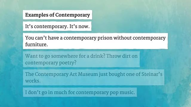 CONTEMPORARY pronunciation • How to pronounce CONTEMPORARY смотреть онлайн