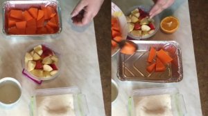 ЗАПЕЧЕННАЯ ТЫКВА С ЯБЛОКАМИ И МЁДОМ  (Baked pumpkin with apples and honey)