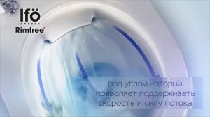 Rimfree IFO Подвесной безободковый унитаз  Гениальная технология для унитазов без ободка!