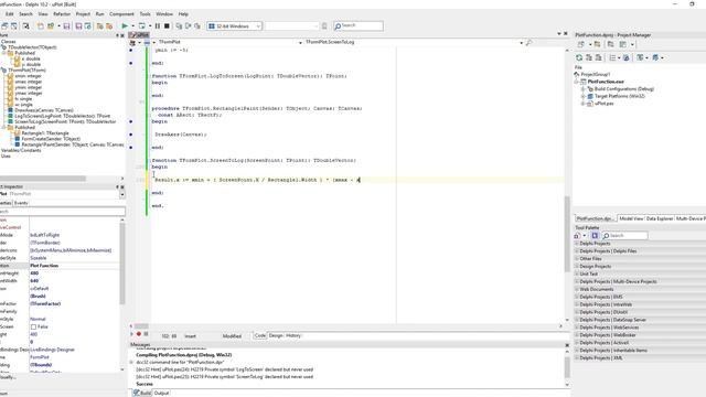 Delphi - Plot math function смотреть онлайн