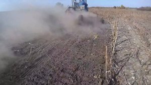 трактор Т-150 на больших колёсах