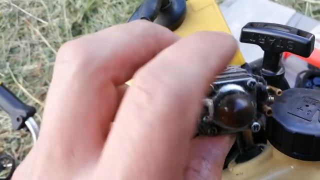 Большой расход топлива бензокосой, тримером, повышенные обороты, одна из причин. смотреть онлайн